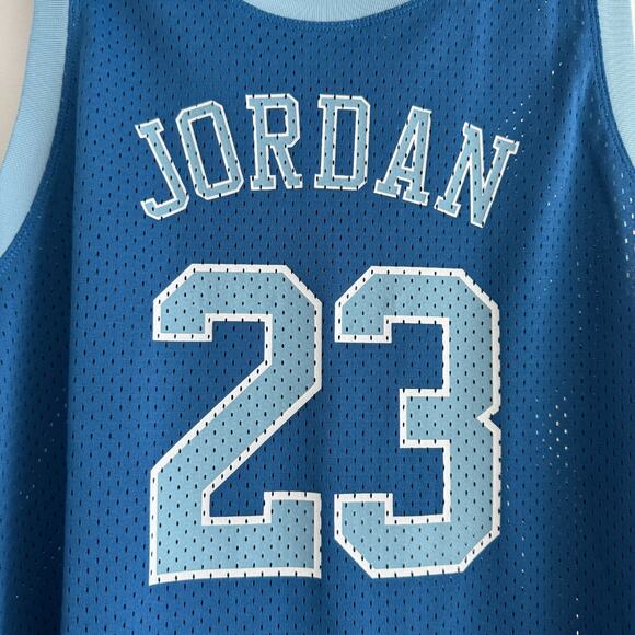 Nike Air Jordan Jersey Dress Blue Heritage Mesh 23 Basketball UNCD05029-407 - Picture 5 of 12